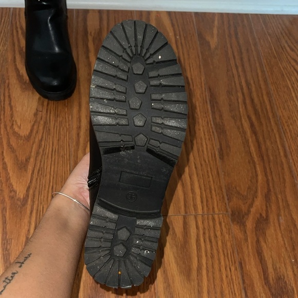 Black Combat Boots - Picture 2 of 5